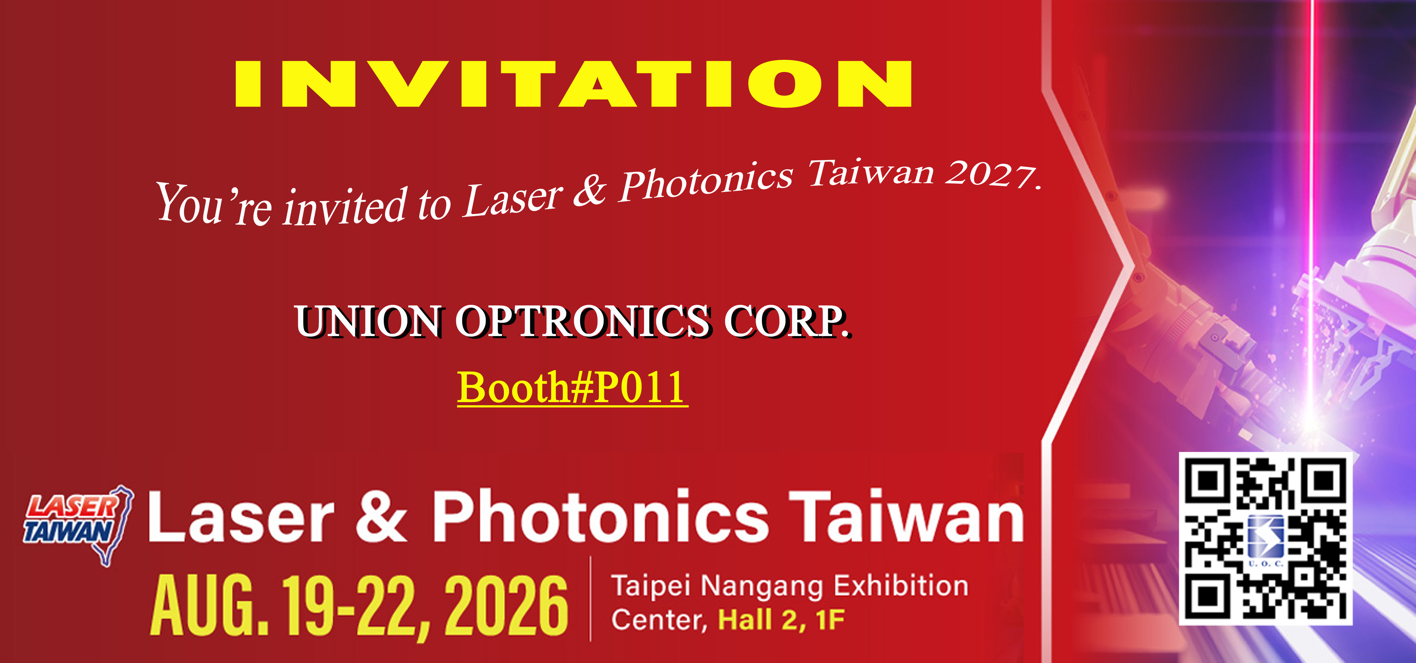 Laser & Photonics Taiwan UOC